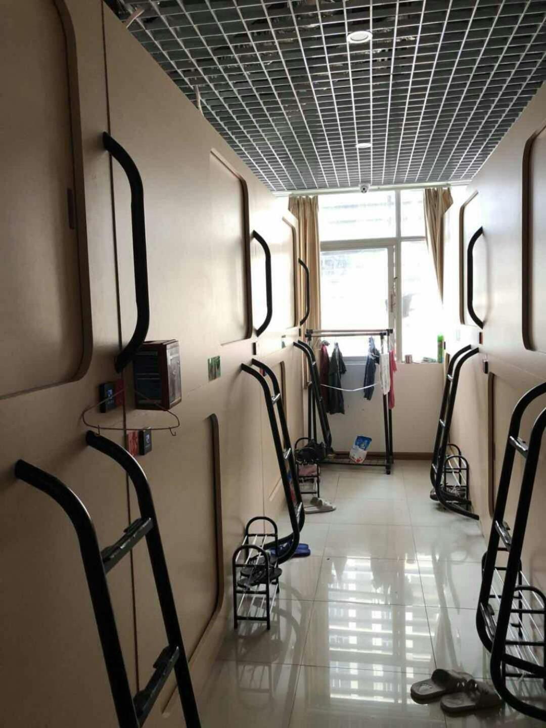 The Olive Tree Capsule Hostel Shenzhen Exterior foto